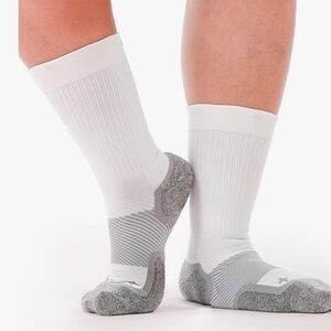 Orthosleeve Extra Wide Wellness Care Socks White Amd Grey